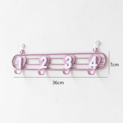 Perchero decorativo rosa