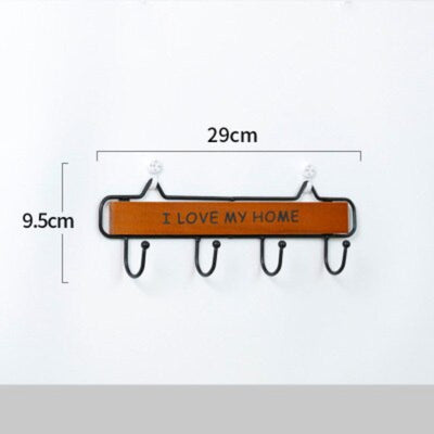 perhero pared estilo industrial