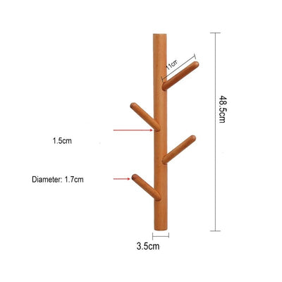 perchera arbol de pared