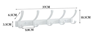 perchero blanco pared