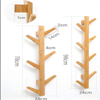 perchero vertical de pared