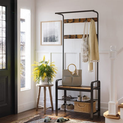 recibidor mueble perchero