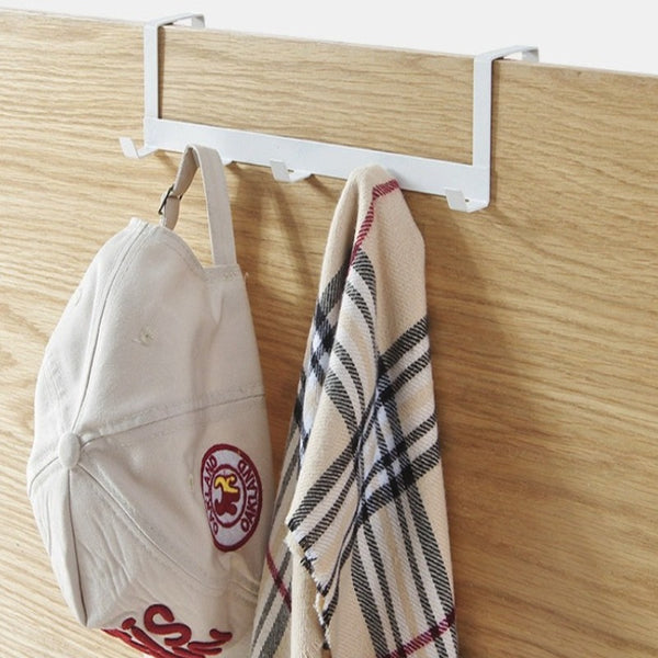 4smile Perchero De Puerta – Pack Of 10 – Blanco – Colgador Puerta