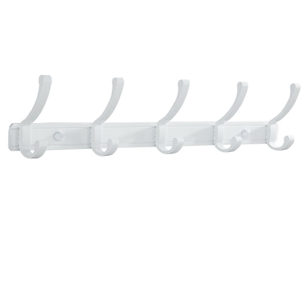 Perchero Pared Kukicu Blanco ✮ Madera 4 Ganchos Percheros Para